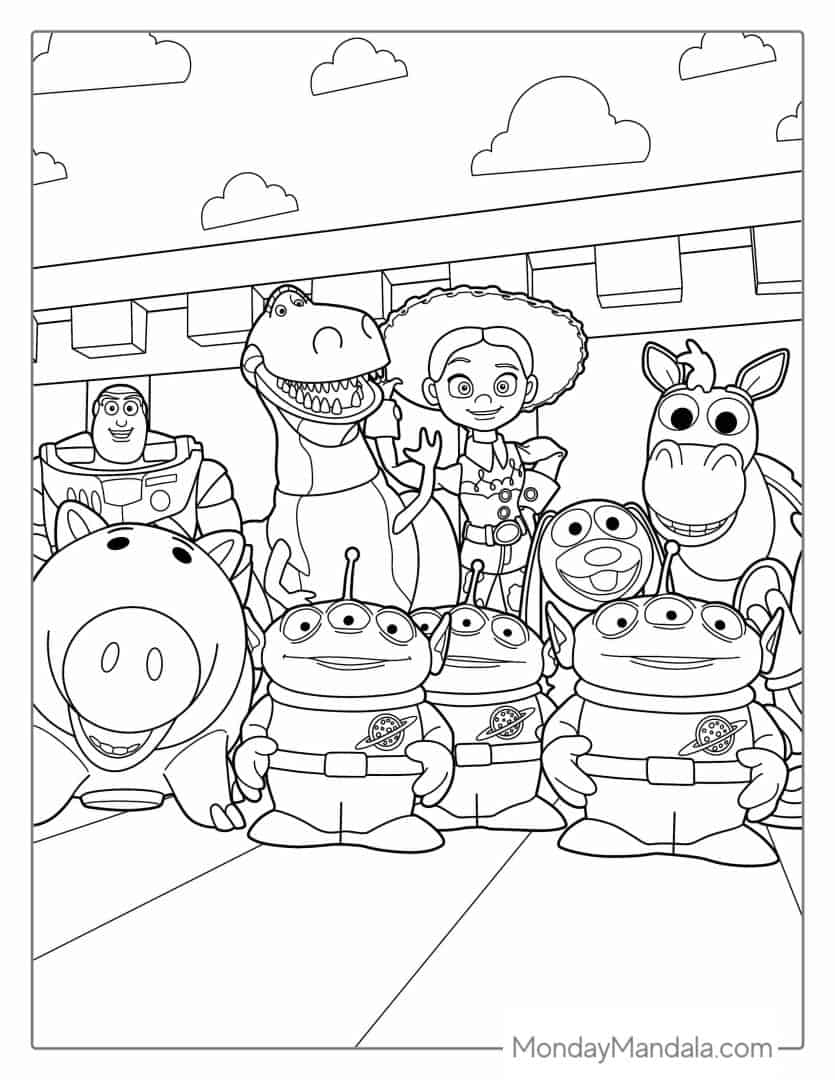 65+ Aesthetic Coloring Pages All Characters Printable