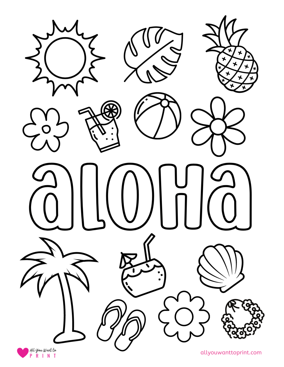 interactive aloha coloring pages printable jpg