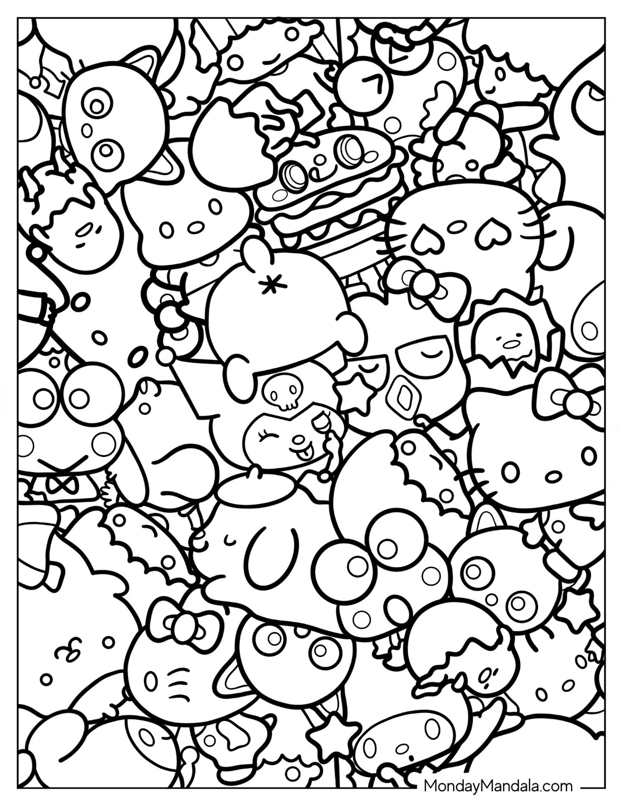 72+ Free Coloring Pages All Characters Printable