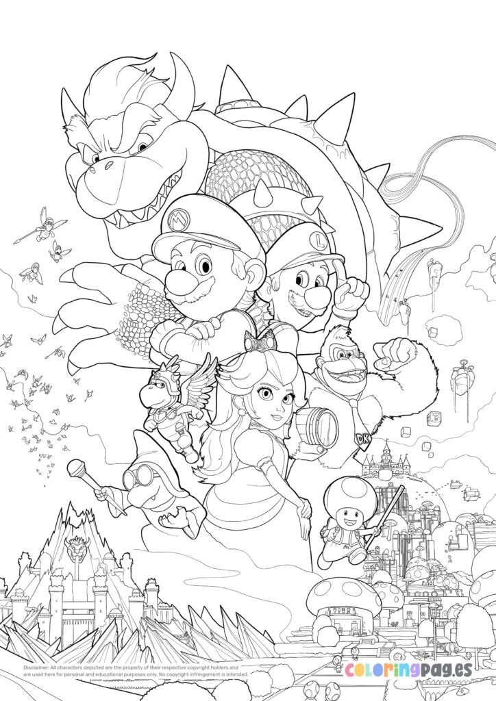 detailed coloring pages all characters printable jpg