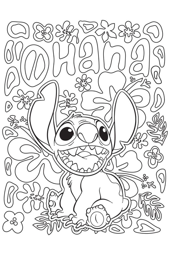 79+ Unique Aloha Coloring Pages Printable