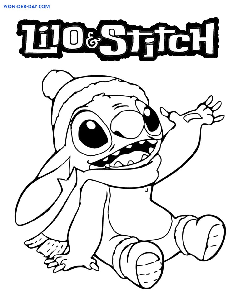 cute lilo stitch coloring pages printable jpg