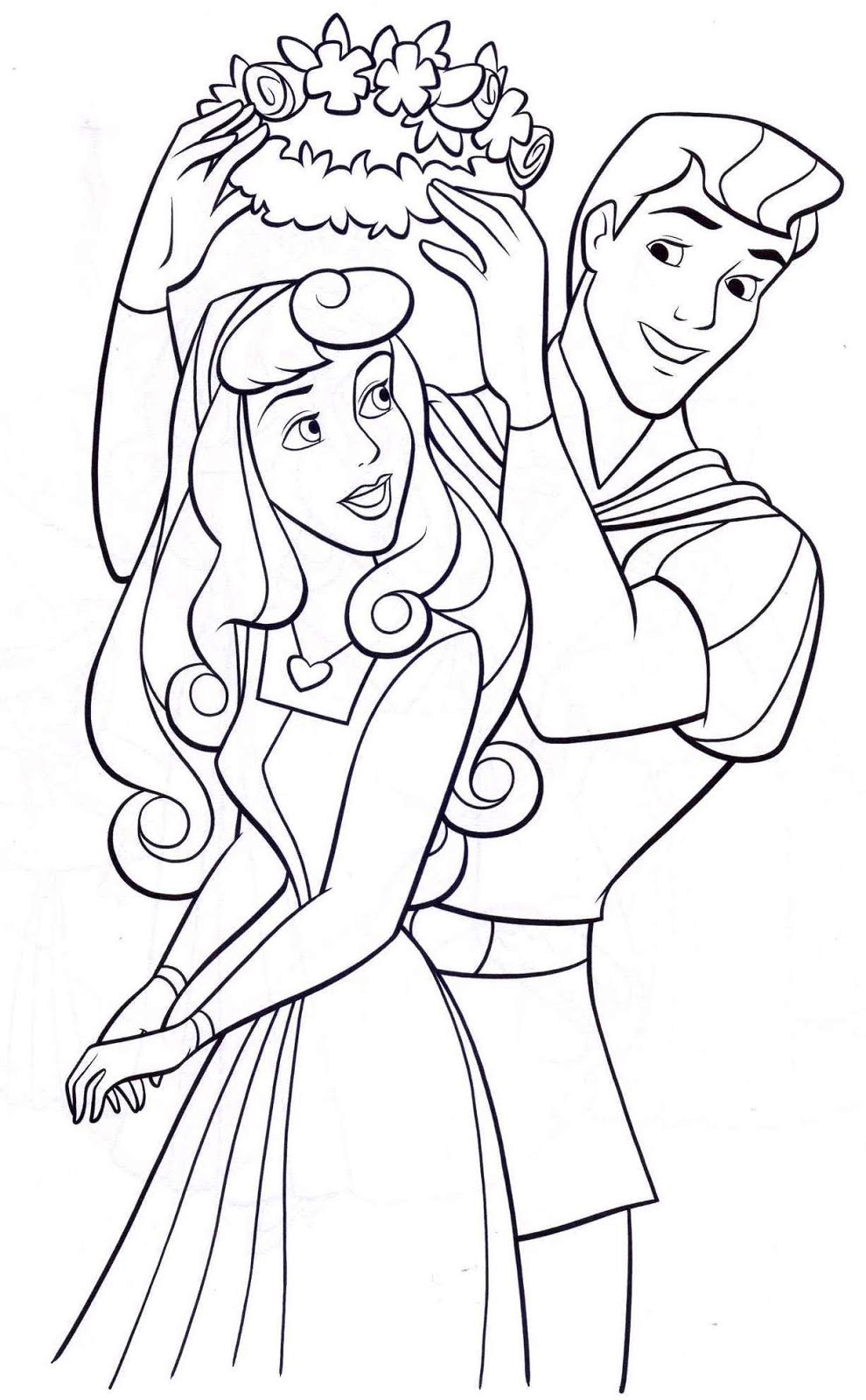 cheerful princess coloring images printable jpg