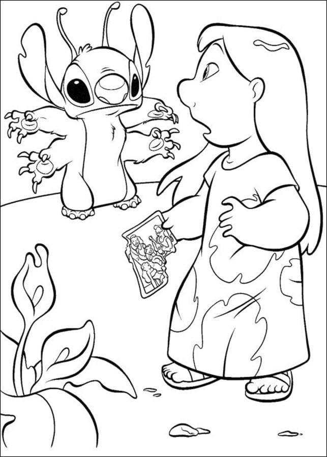 detailed lilo stitch coloring pages printable jpg