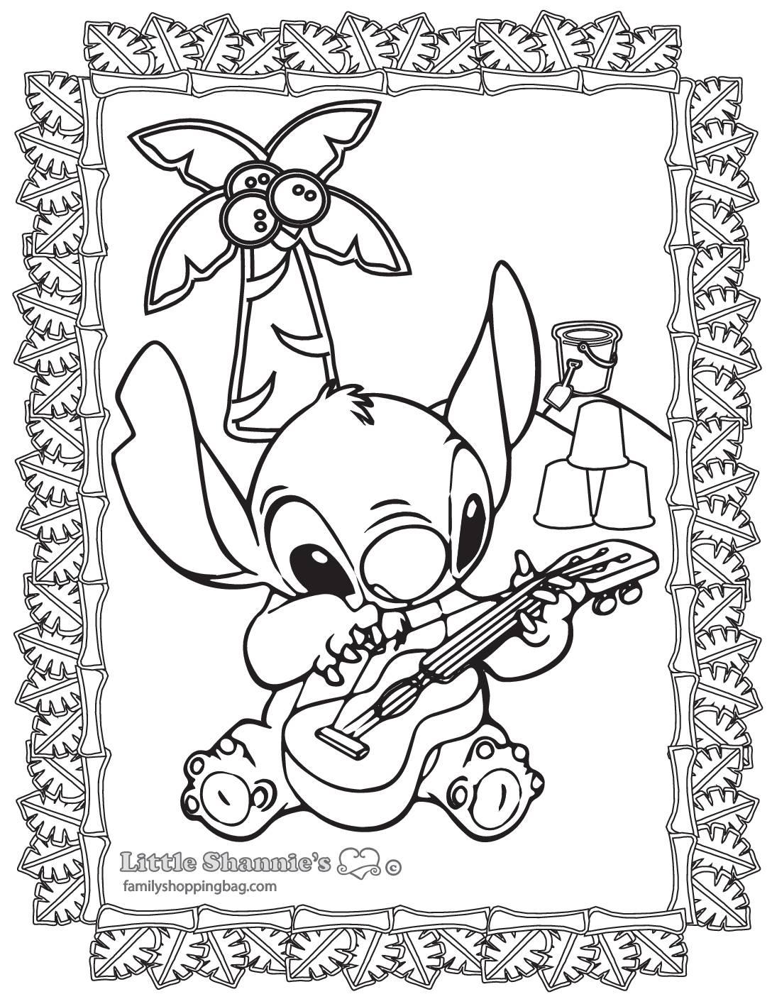 49+ Amazing Cute Disney Stitch Coloring Pages Ideas