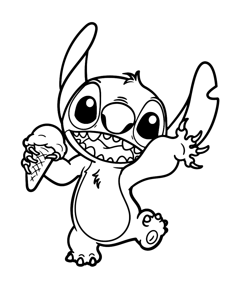 44+ Aesthetic Adorable Stitch Coloring Pages Ideas