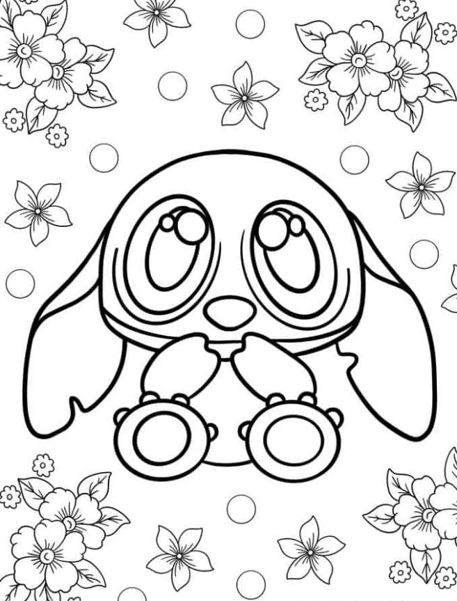 49+ Whimsical Stitch 626 Coloring Pages with Simple Outline