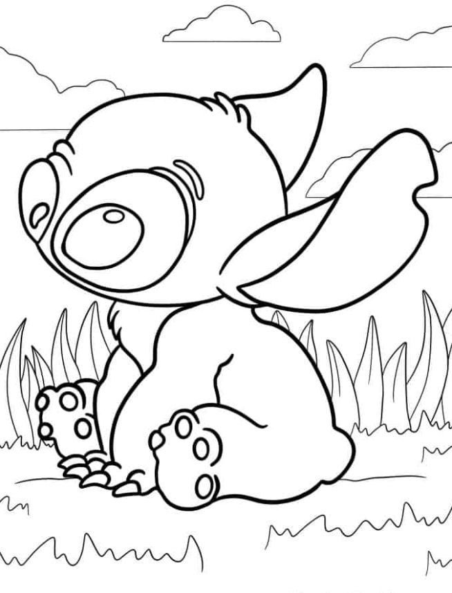 30+ Joyful Stitch 626 Coloring Pages for Kids