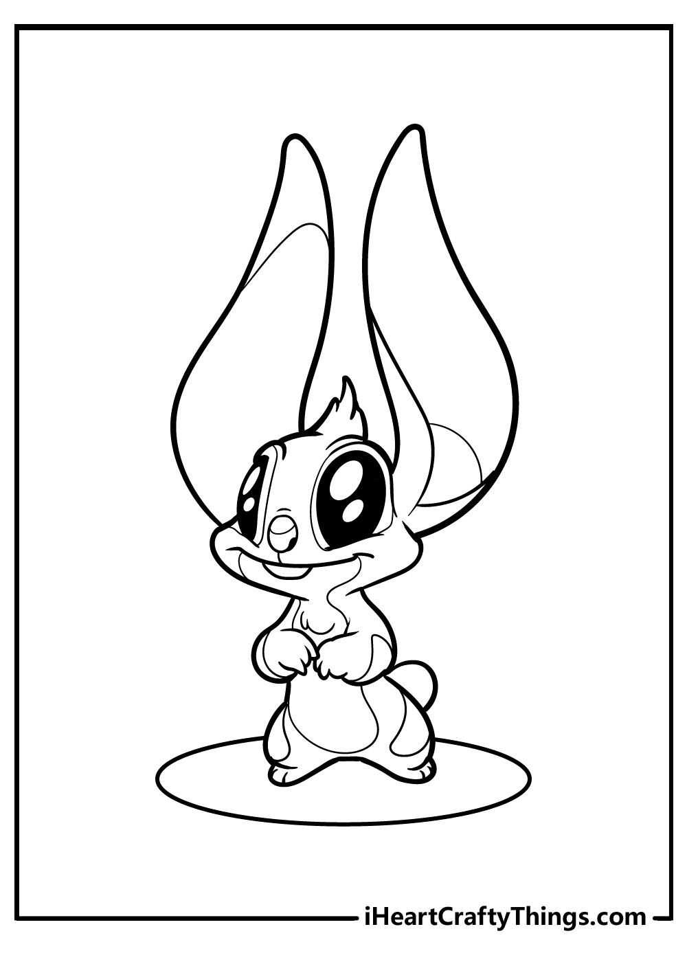 36+ Easy Adorable Stitch Coloring Pages for Educational