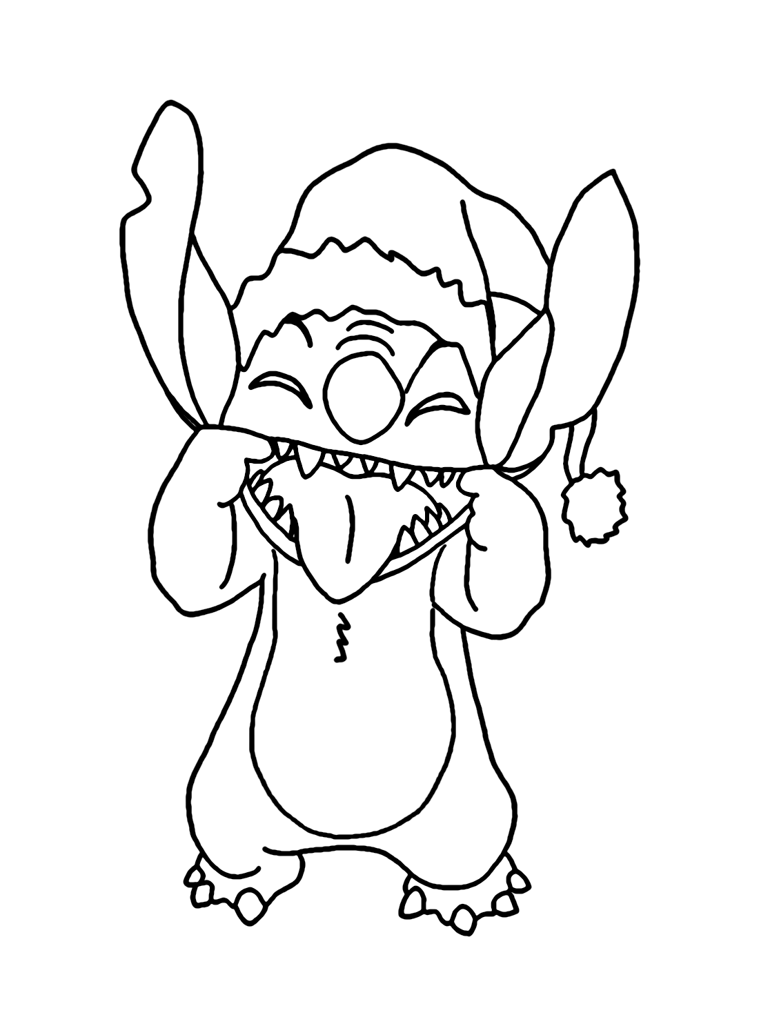 45+ Creative Cute Disney Stitch Coloring Pages for Educational