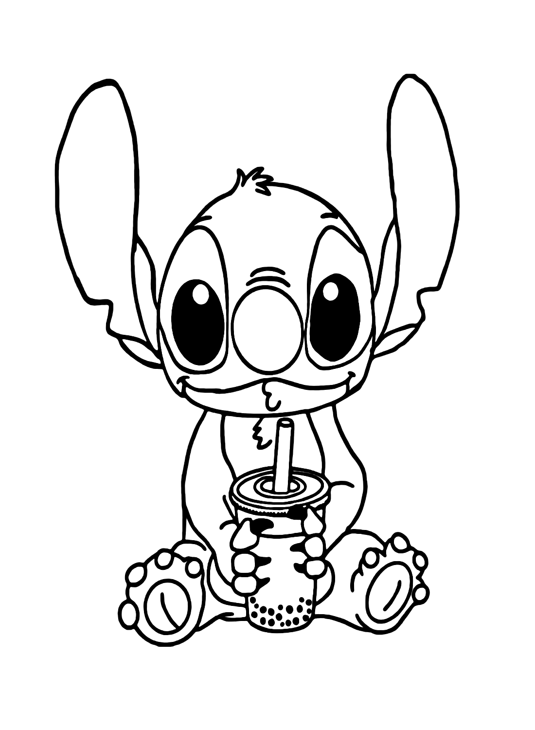 46+ Artistic Adorable Stitch Coloring Pages for Kids and Adult