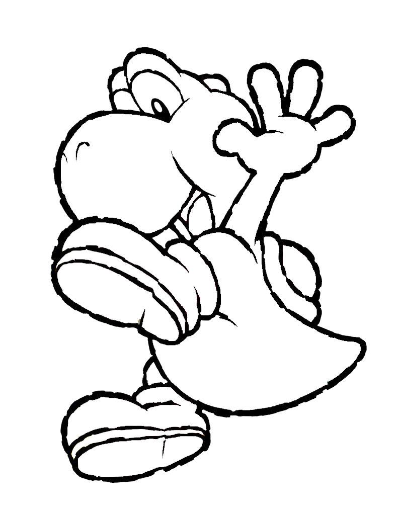 42+ Interactive Cute Yoshi Coloring Pages for Educational