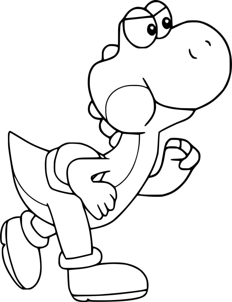 42+ Creative Cute Yoshi Coloring Pages Cute