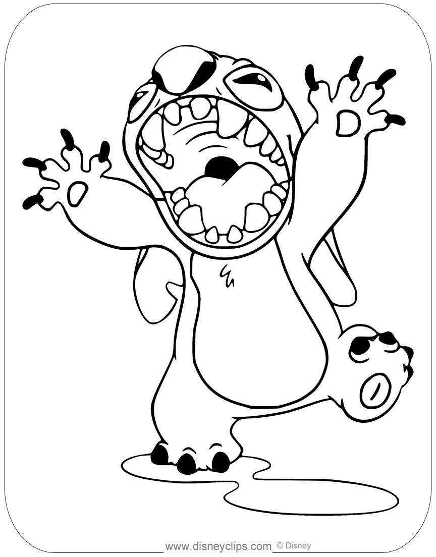 147+ Magical Elvis Stitch Coloring Pages Printable