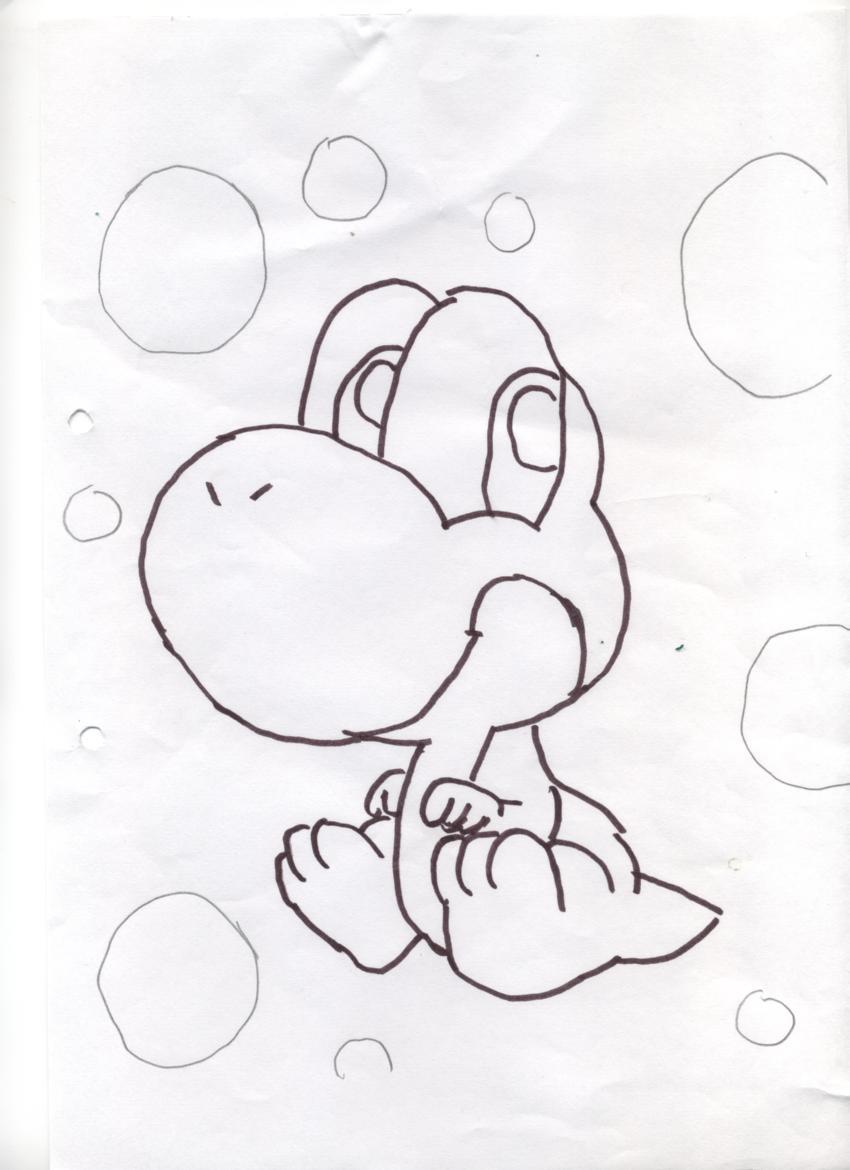 41+ Interactive Cute Yoshi Coloring Pages to Print