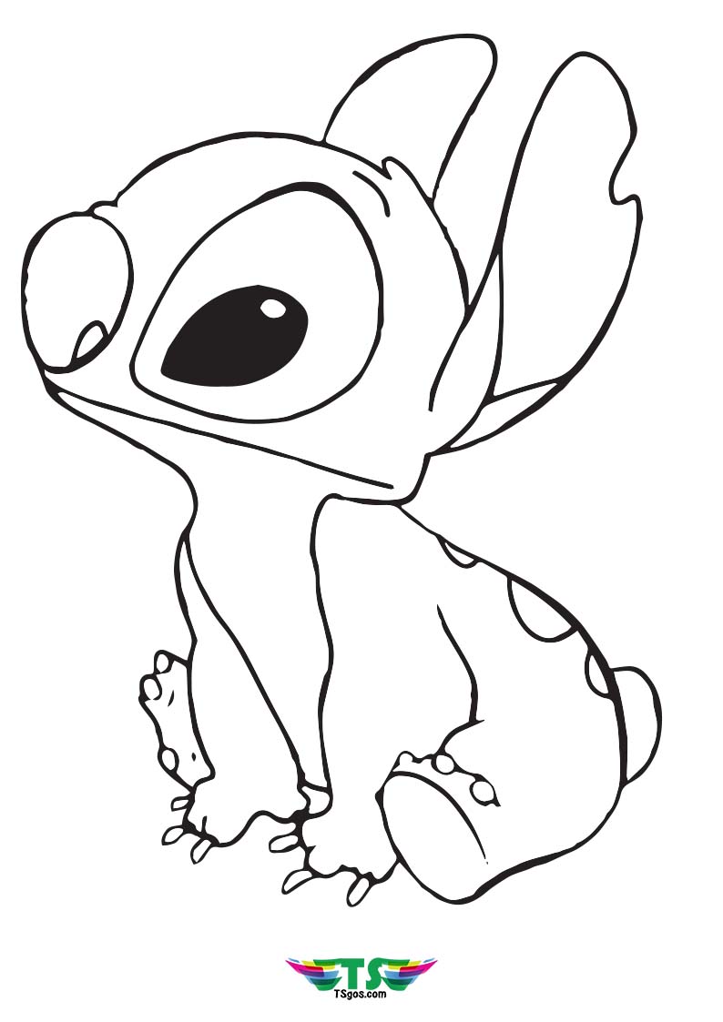 90+ Playful Elvis Stitch Coloring Pages Printable