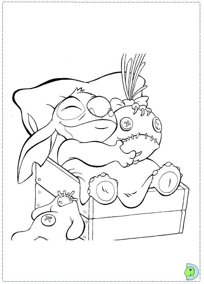 37+ Cute Stitch 626 Coloring Pages Simple