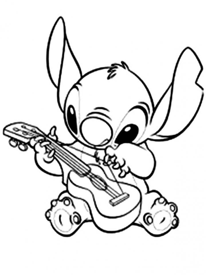 50+ Fun Adorable Stitch Coloring Pages Cute