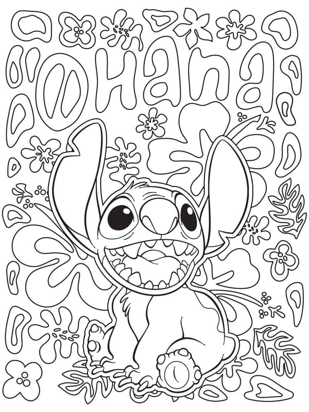 41+ Artistic Lilo and Stitch Bases Coloring Pages Printable