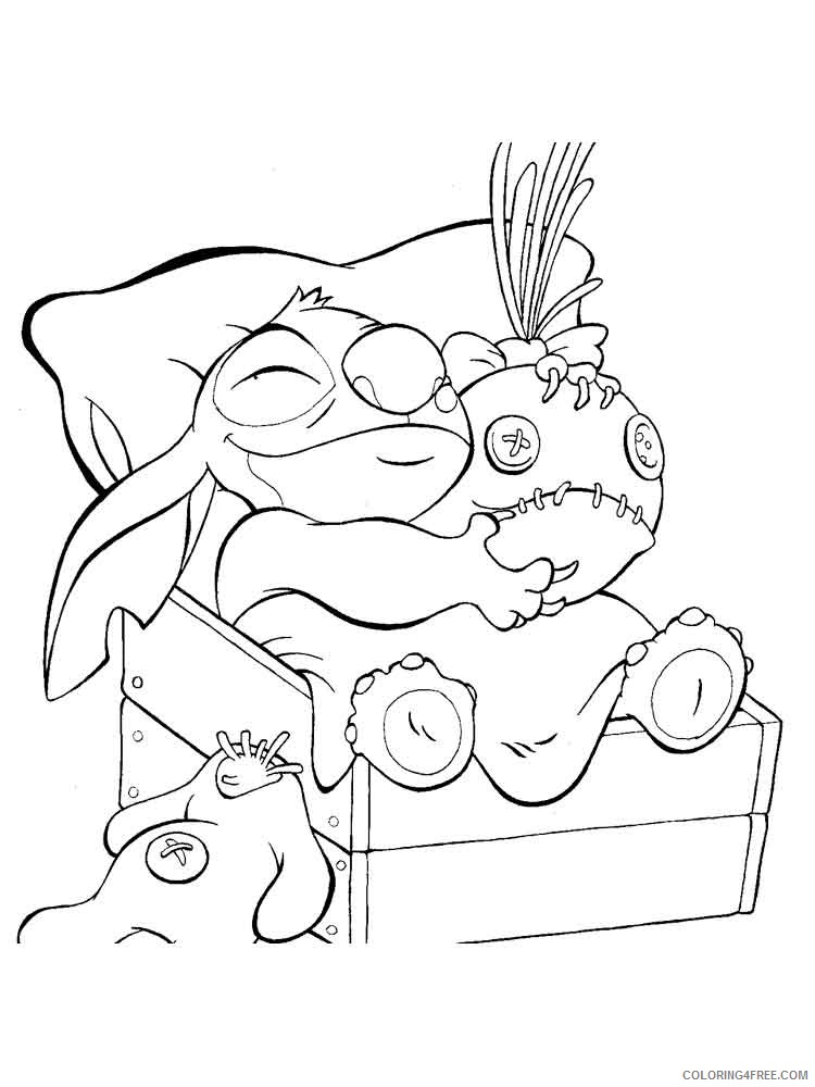 186+ Whimsical Stitch Surfing Coloring Pages Printable