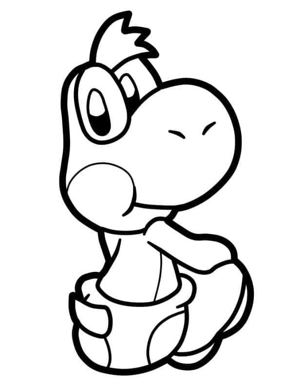 33+ Colorful Cute Yoshi Coloring Pages Cute