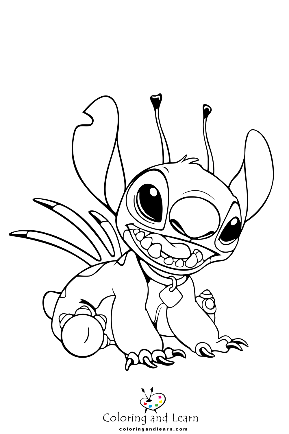 45+ Trendy Cute Disney Stitch Coloring Pages Cute