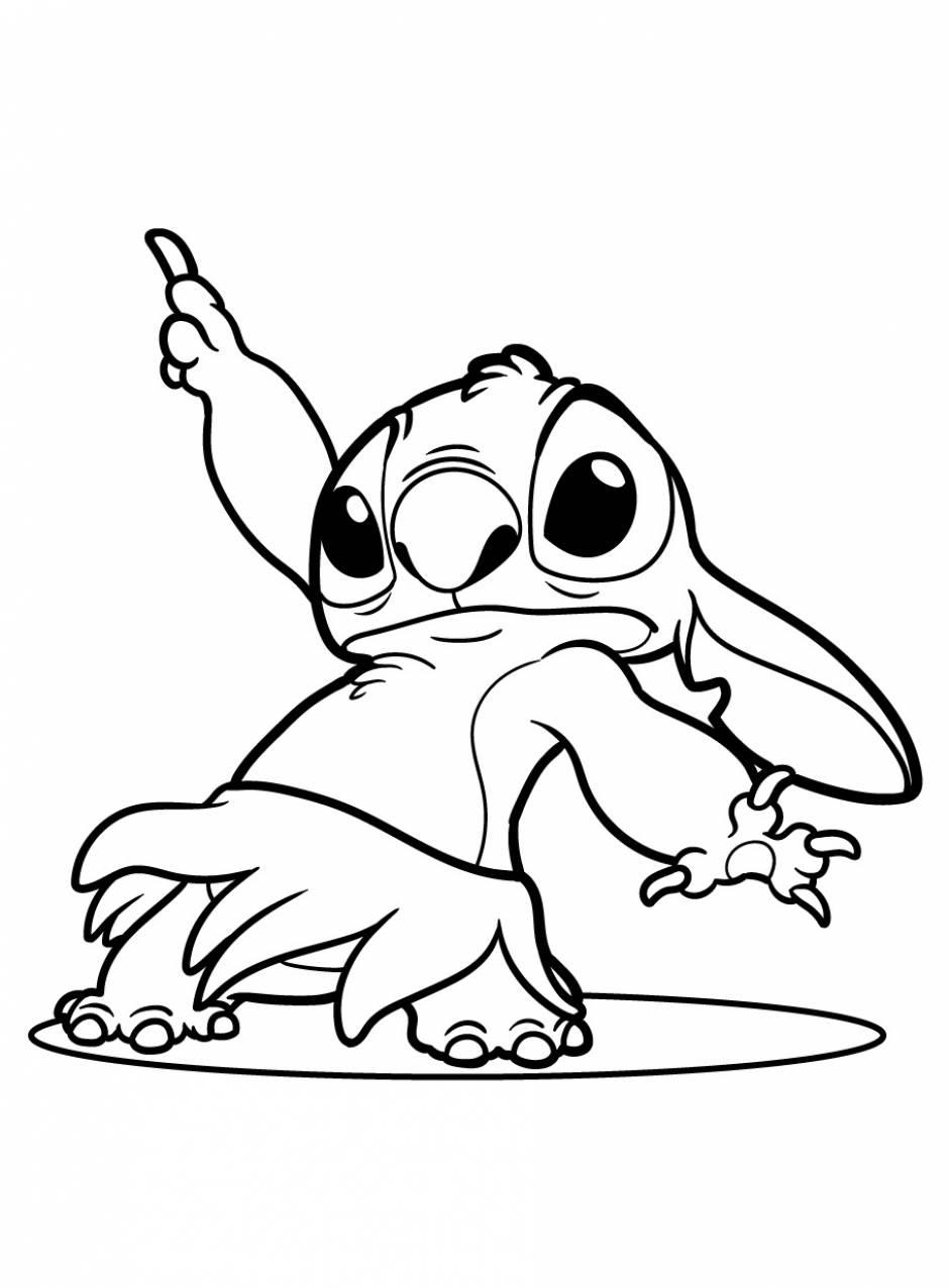 31+ Downloadable Adorable Stitch Coloring Pages Download FREE