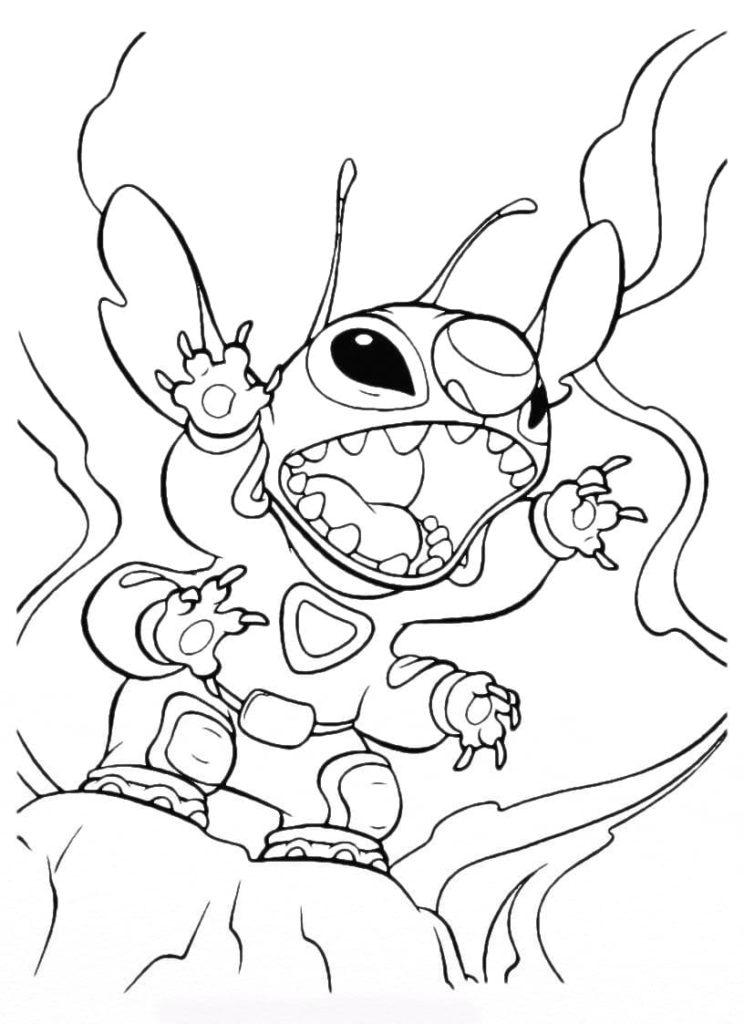 45+ Simple Stitch 626 Coloring Pages for Kids