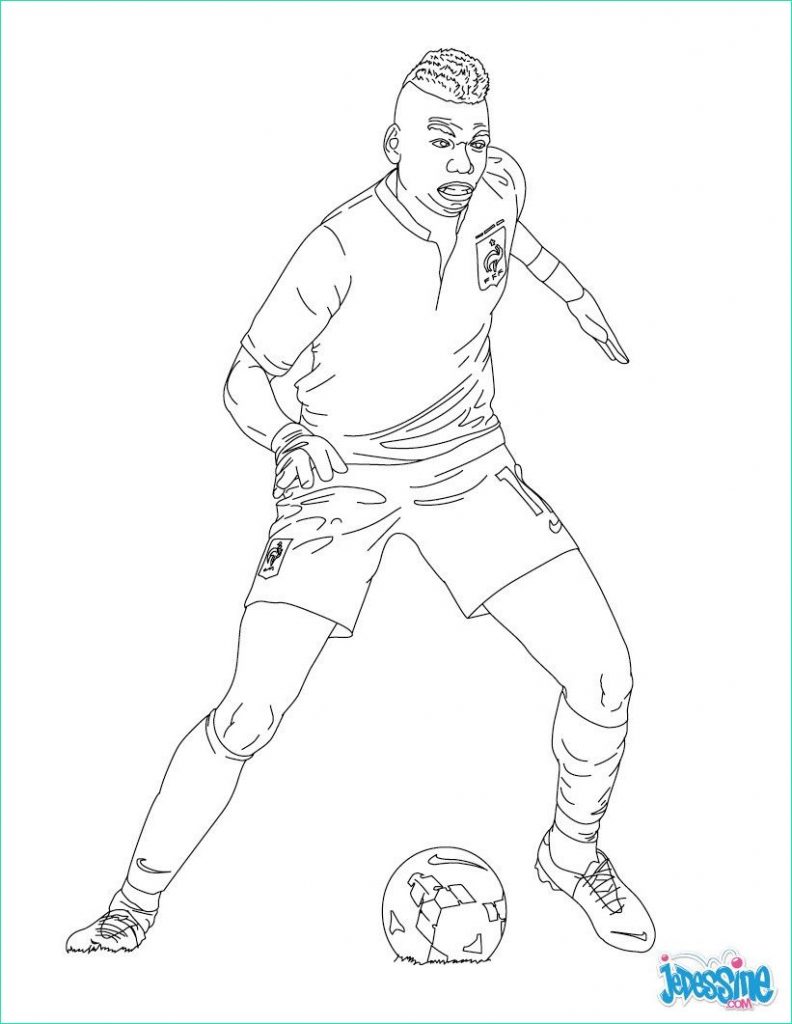 10 MbappÃ© Jersey Coloring Pages 6