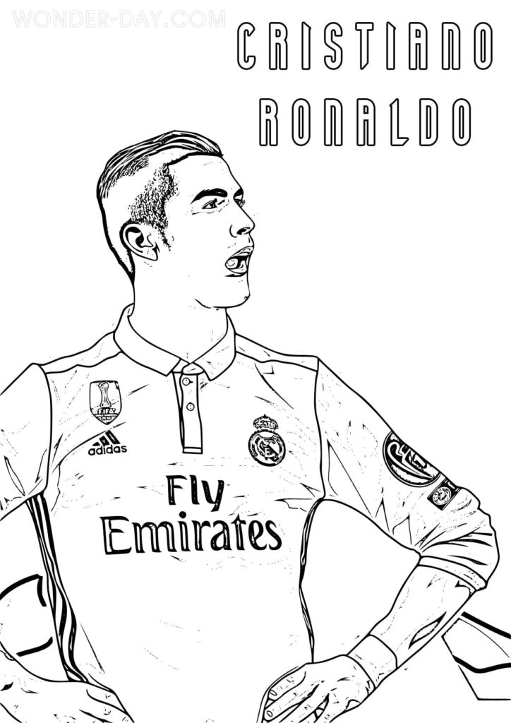 10 Ronaldo Color Sheet 9