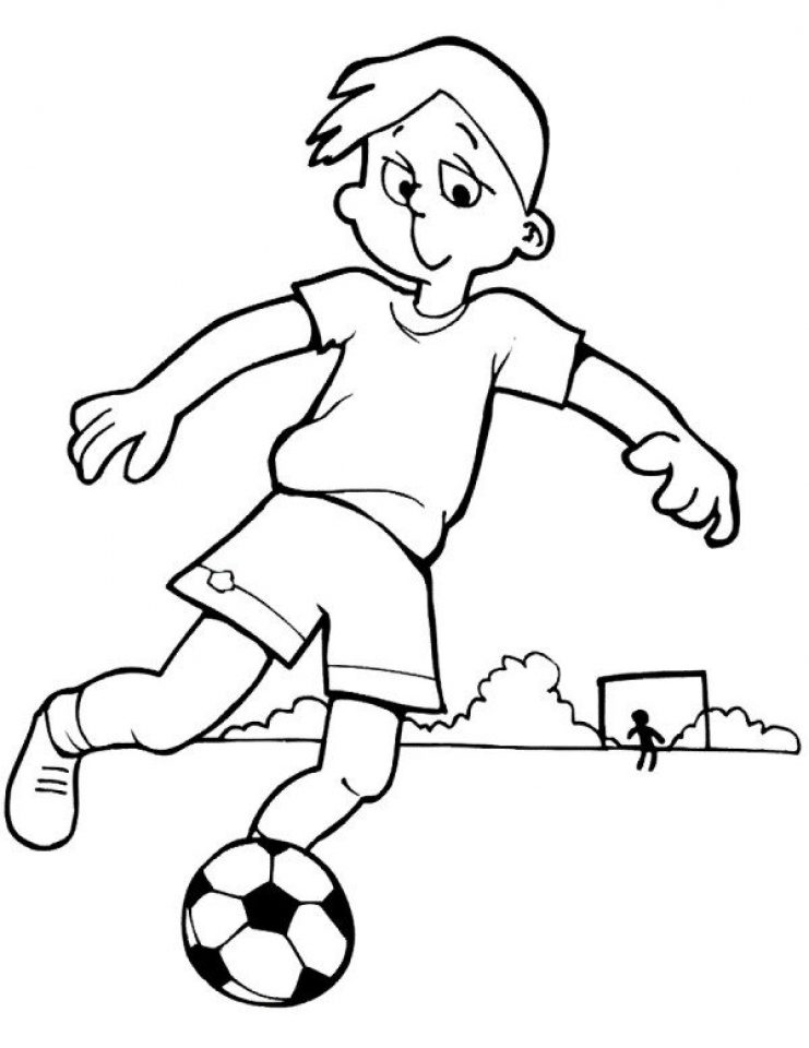 10 Soccer Coloring Pages for Kids 5