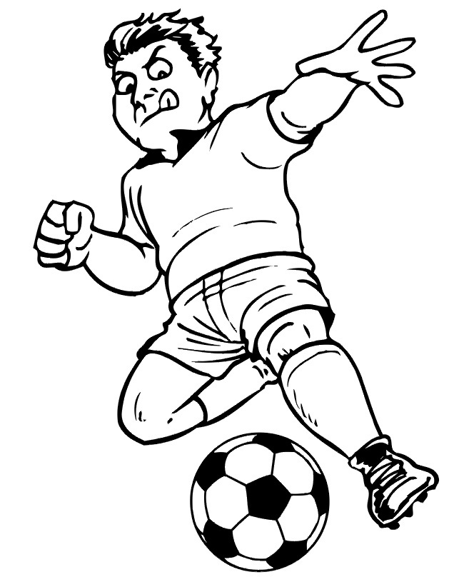 10 Soccer Coloring Pages for Kids 6