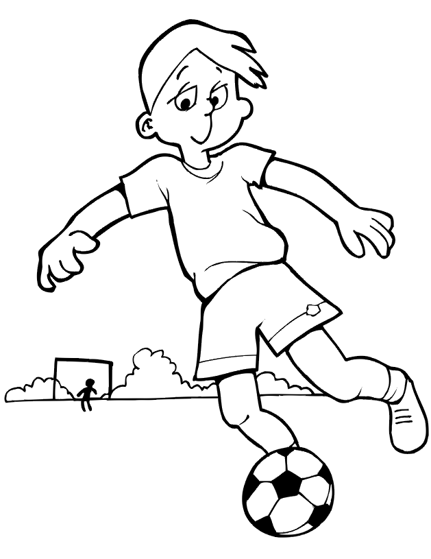 10 Soccer Coloring Pages for Kids 7