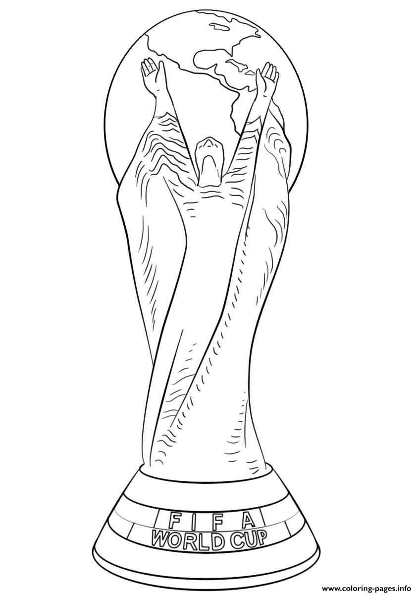 10 Unique World Cup Trophy Coloring Pages to Print