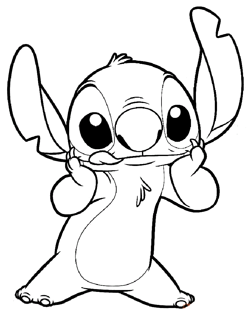 30+ Top Girl Stitch Coloring Pages for Kids