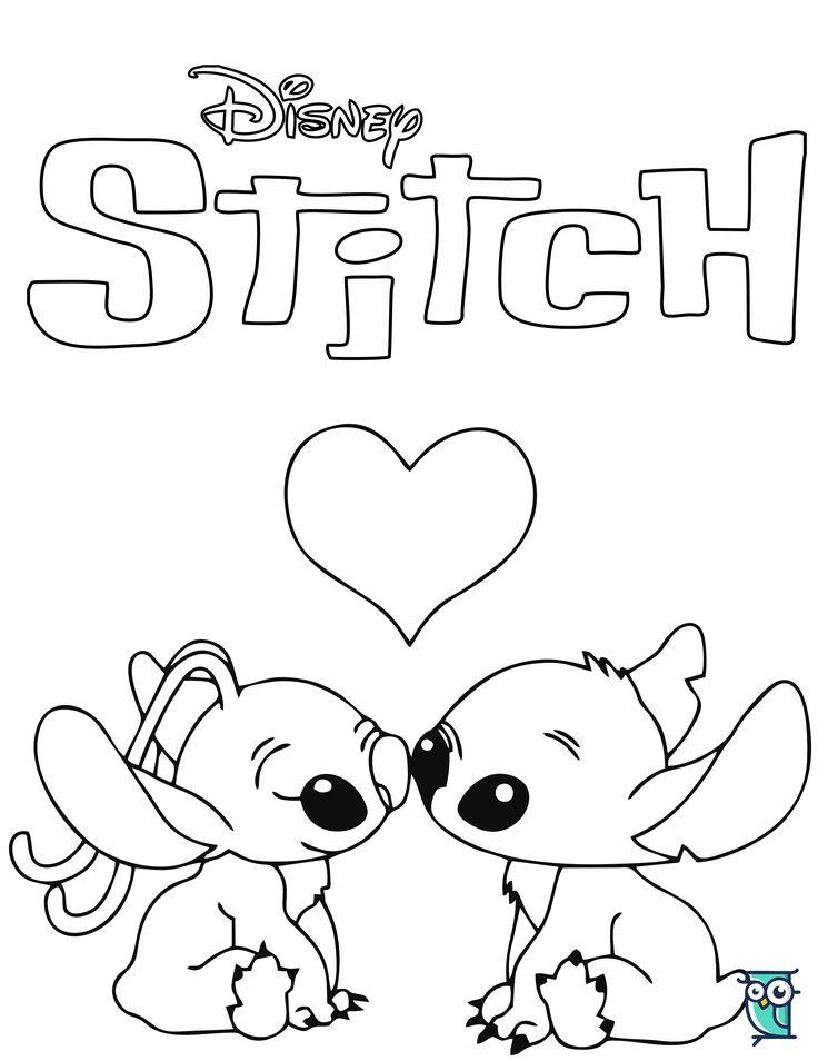 37+ Free Girl Stitch Coloring Pages Line Art