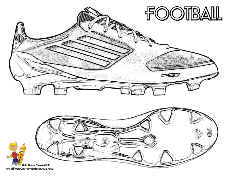 10 Soccer Cleats Coloring Pages for Aspiring Young Athletes