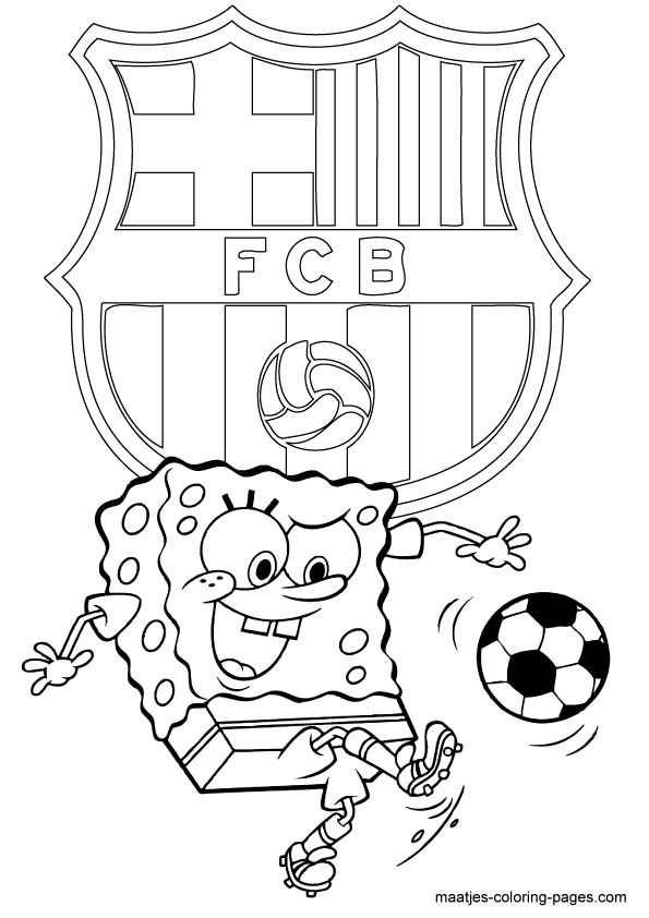 30+ Top Barcelona Coloring Pages Free Printable