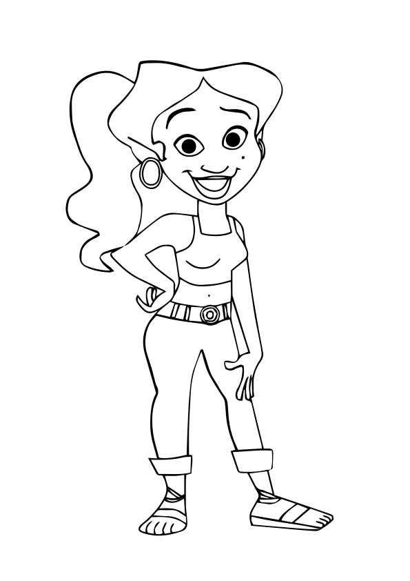 48+ Best of Proud Family Coloring Pages Sketch