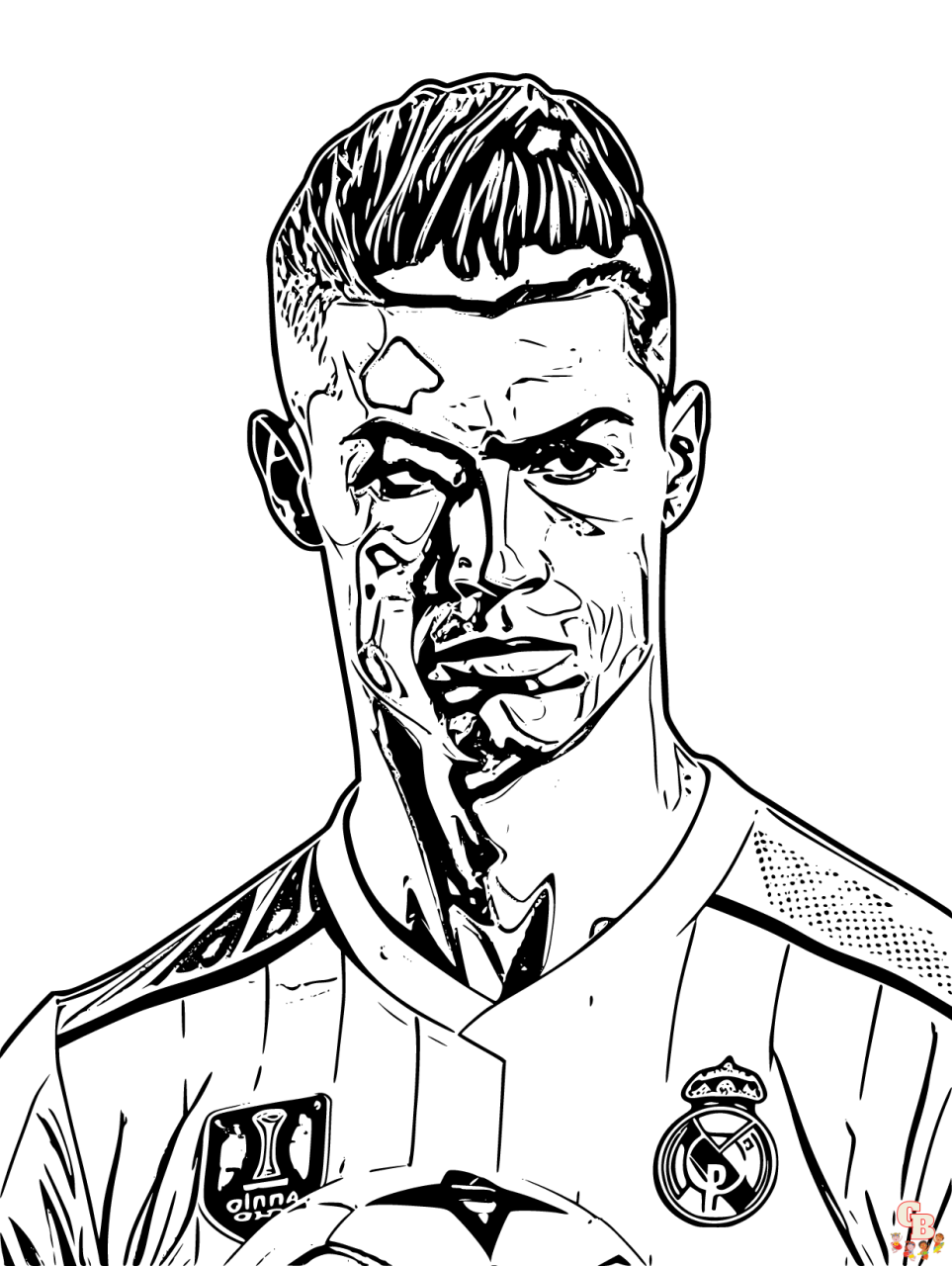 10 Amazing Brazilian Ronaldo Coloring Pages for Fans