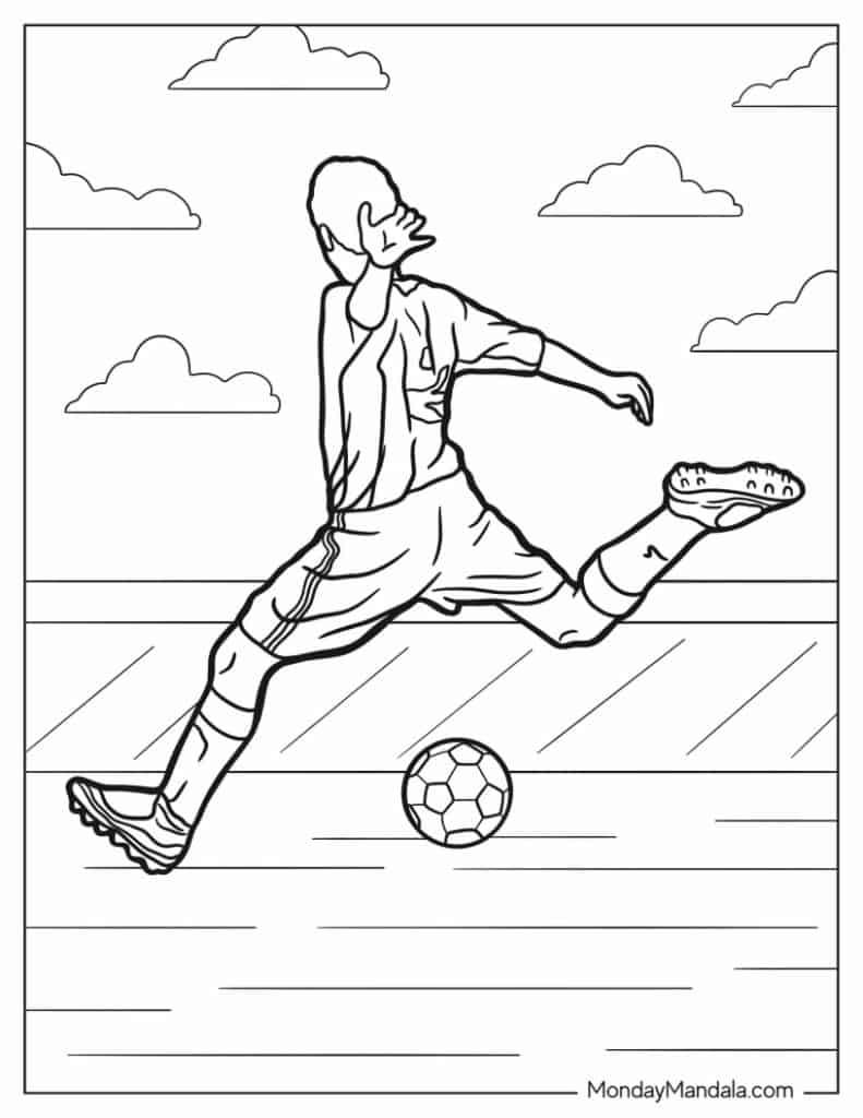 39+ Best of 30 Soccer Coloring Pages Book Pages