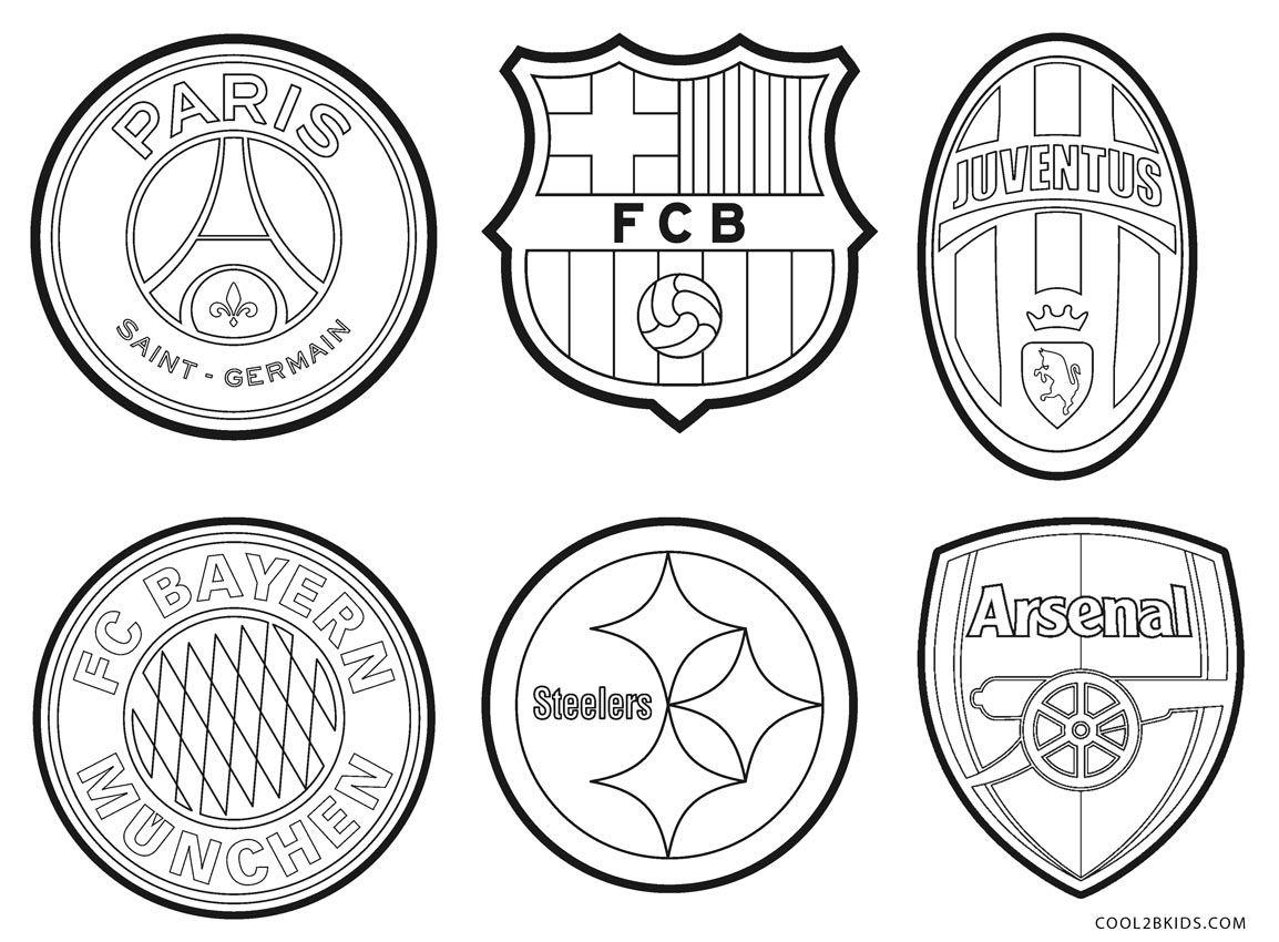 10 Cool Coloring Pages of Soccer Logos for Young Fans