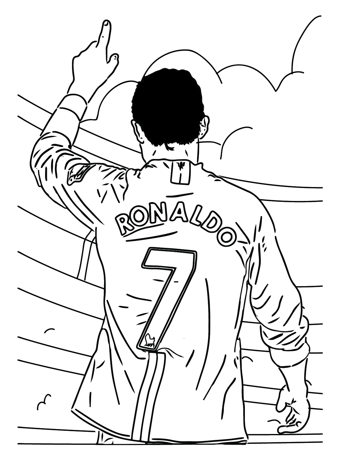 34+ Printable Ronaldo Colouring Sheets Free Printable