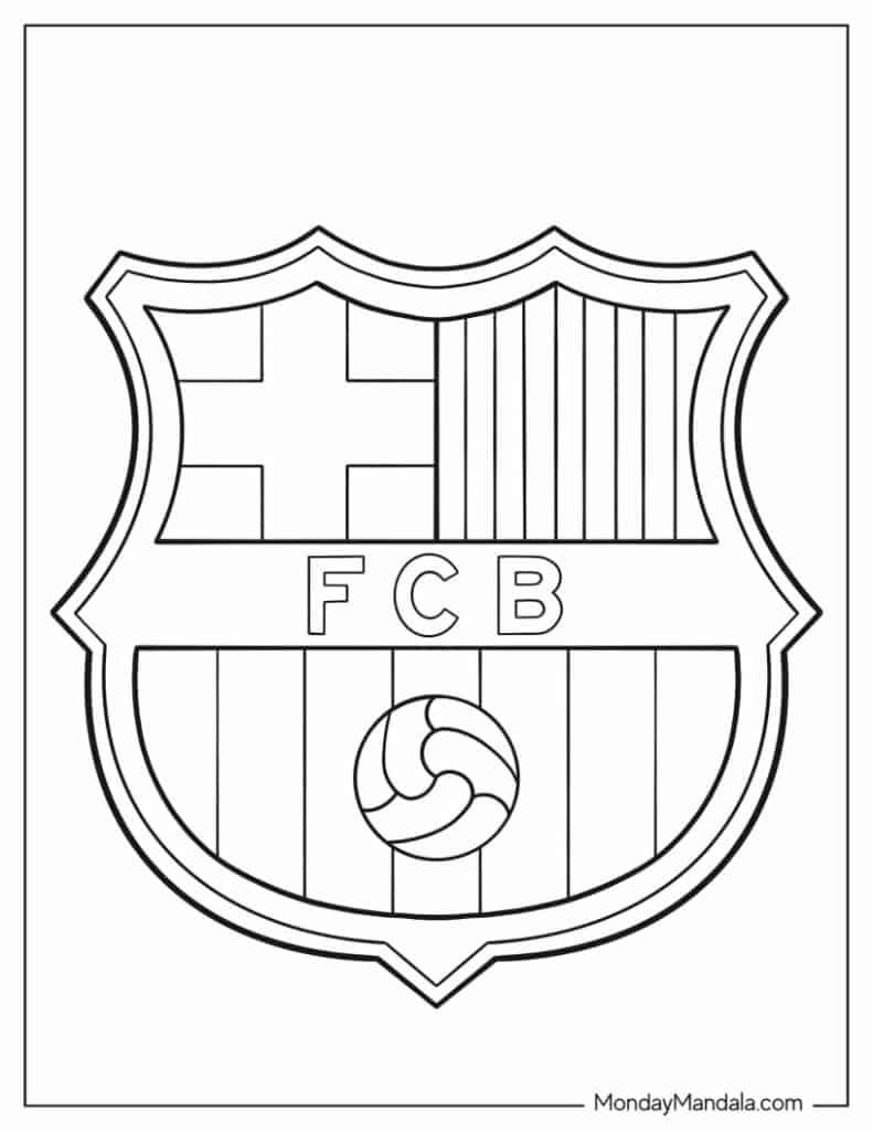 34+ Top Barcelona Coloring Pages Line Art