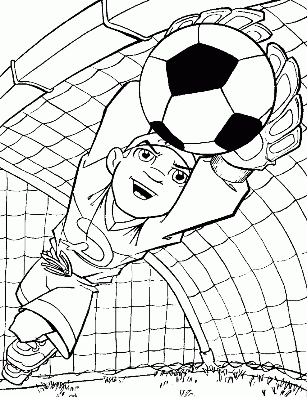 10 Engaging Soccer Game Coloring Pages for Kids to Kick-Start Their Artistic Journey