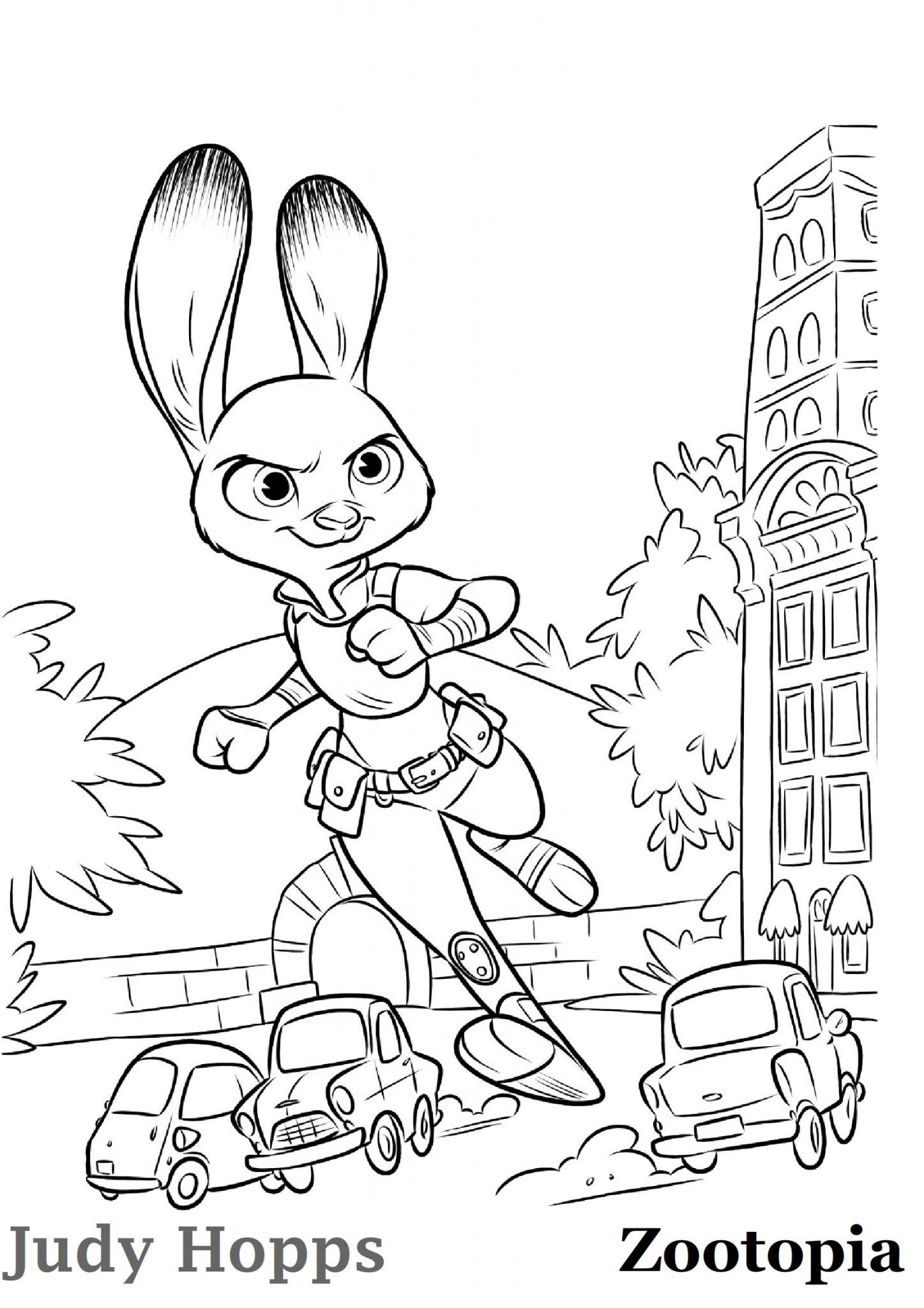 37+ Top Mr. Hopps Coloring Pages for Kids