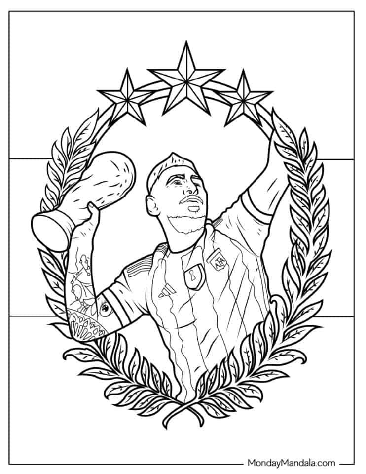 30+ Top World Cup Coloring Pages for Kids