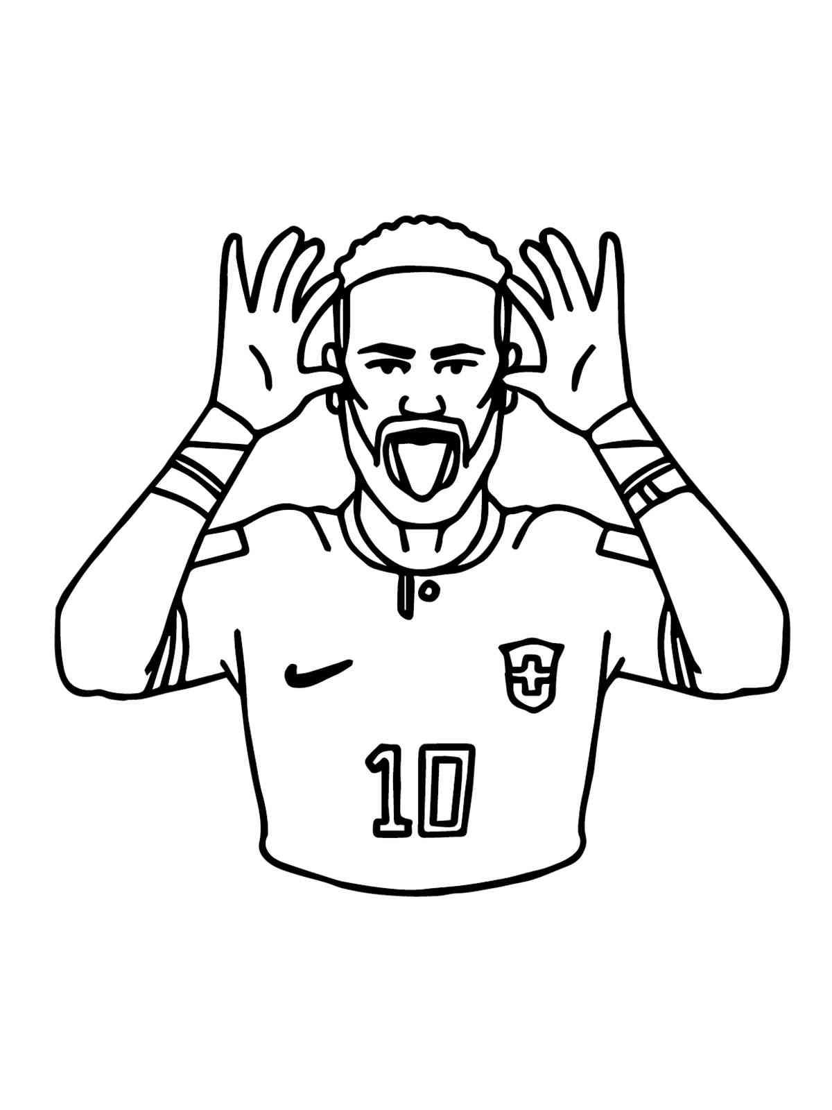 40+ Top Neymar Jr Coloring Pages Colored