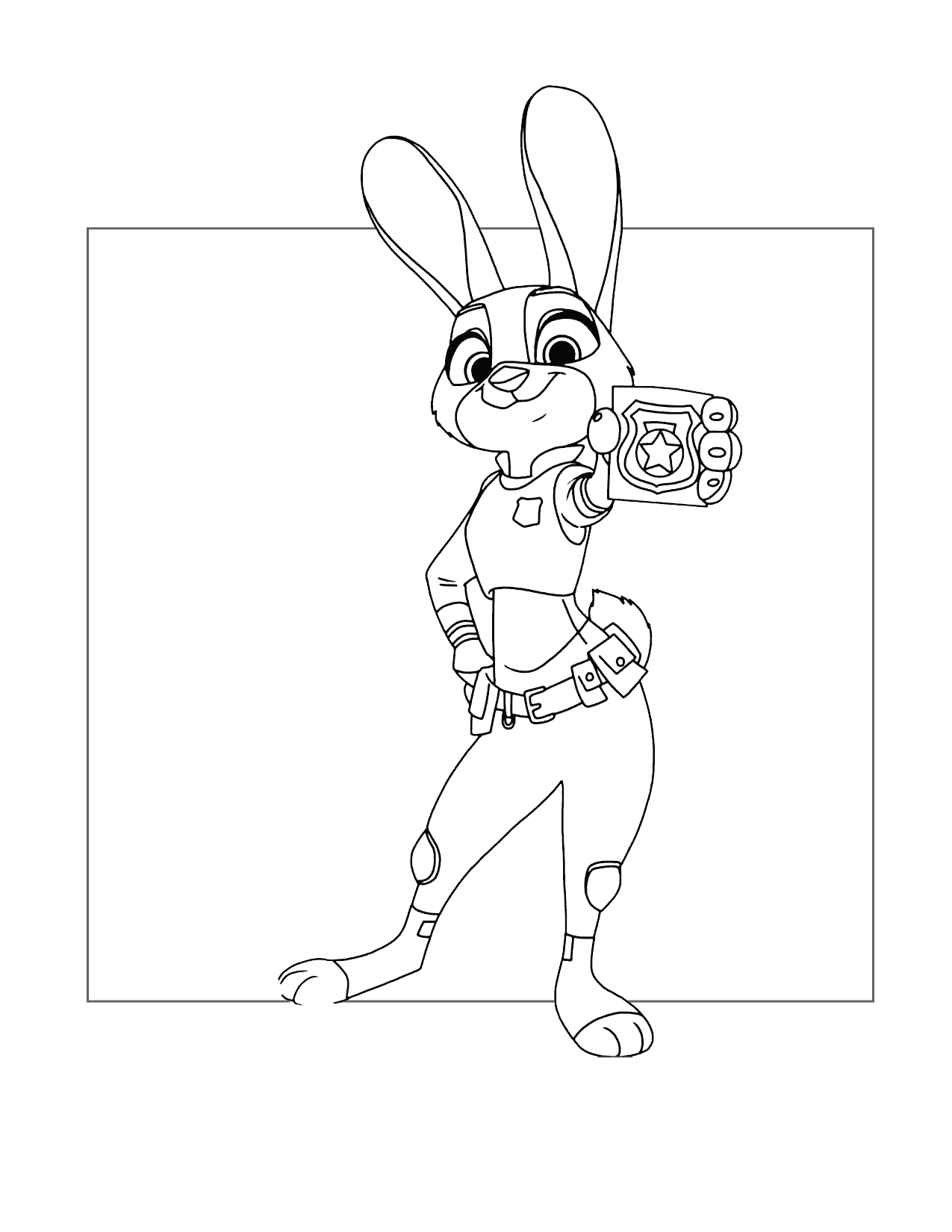 43+ Printable Mr. Hopps Coloring Pages Colored