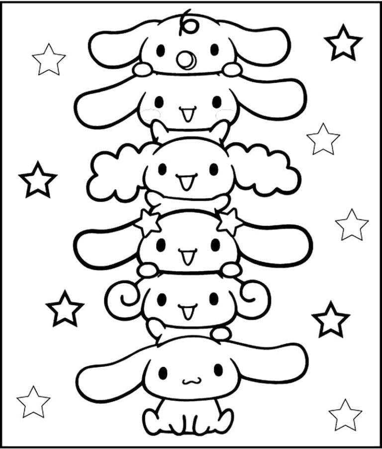 31+ Best of Cinnamoroll Coloring Pages for Kids